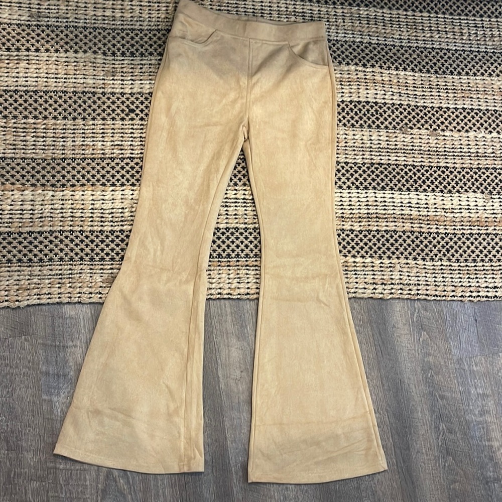 &merci - Suede Flare Pants